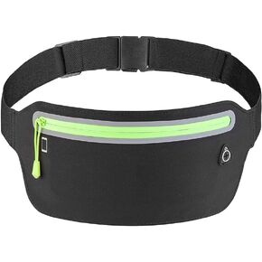 Running Belt,Slim Running Fanny Pack Waterproof Runner Workout Exercise Phone Waist Pack Belt Pouch Bags for Women Men iphone Gym