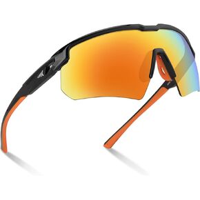 KastKing Hillsboro Polarized Sport Sunglasses for Men and Women, Ideal for Baseball Cycling Running Biking, UV protection