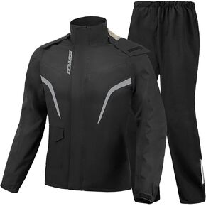Scoyco Motorcycle Rain Suit Reflective Work Rain Jacket and Pants for Men & Women All Sport Farm Fishing Motorcycle Riding in Kuwait