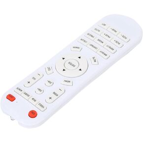 جهاز عرض Powerlite Universal Remote Elephas جهاز تحكم عن بعد 16 × 5 × 2 جهاز تحكم عن بعد أبيض بديل لجهاز العرض