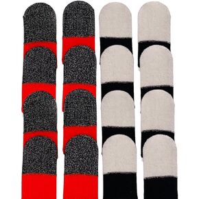 (16 Pack) Gaming Finger Sleeves, CODM & Mobile Games, Premium Silver Fiber Material Offers Excellent Conductivity & A Sensitive Glide Free Responce, Anti-Sweat, Breathable Finger Sleeves