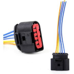 Michigan Motorsports Mass Air Flow Sensor 5 Pin Connector Replaces 1J0973775A fits: VW Golf Jetta MAF