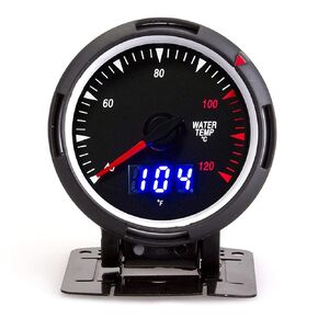 Aramox Water Temp Meter for DC12V Car, 2.5in Universal Water Temperature Gauge 40-120¡æ Water Temp Meter LCD Display