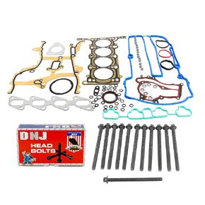 DNJ HGB343 Cylinder Head Gasket Set with Head Bolt Kit for 2011-2019 Chevrolet Cruze/Buick Encore/Chevrolet Trax/Chevy Sonic/Chevy Volt/Cadillac ELR 1.4L 1364cc 83cid L4 DOHC (1.4L with Bolts)