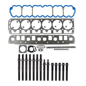 DNJ HGB1126 Cylinder Head Gasket Set with Head Bolt Kit for 1996-1998 Jeep Cherokee 4.0L 242cid L6 OHV