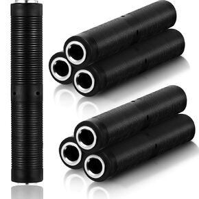 Frienda 1/4 Inch Female to Female Coupler 6.35 mm TRS/TS Audio Connector, TRS Stereo and Mono Jack Adapter Joiner, Headphones Cable Extension Connector for Amplifier Speaker Guitar Sound (6 Pack)