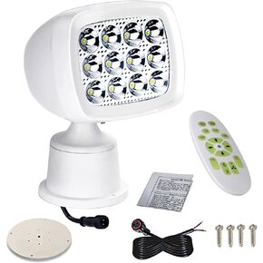 قارب بقعة ضوء الأضواء البحرية للقوارب البحث أضواء LED لاسلكي للتحكم عن بعد 60 واط 12-24 فولت in Kuwait