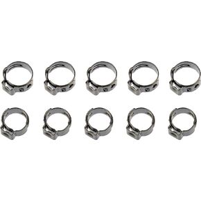 Dorman 800-306 Fuel Line Pinch Clamp Assortment - 5 Each - 5/16In. And 3/8In., 10 Pack