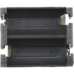 2-Slot CR123A/16340 Battery Holder with Pin Battery Clip Batteries Container Hard Pin DIY
