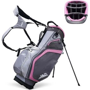 JAD PRO Golf, Premium Everyday Golf Stand Bag for Men and Women, 14-Way Top Dividers, Ultra Lightweight, Easy for Carrying, Large Pockets for Accessories, Durable Water Resistant