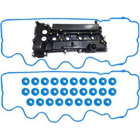 Engine Head Valve Cover Gasket Set, VS50687R VS50433 Engine Cylinder Valve Cover Gasket Set Compatible with Ford Expedition Explorer F150 F250 F350, for Lincoln Mark LT Navigatior, Mercury