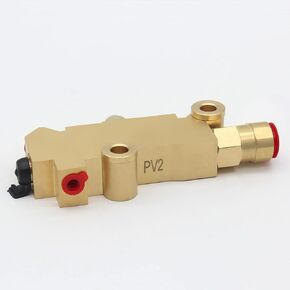 PV2 Disc/Drum Disc Front Drum Rear Universal Brake Proportioning Valve for Ford Chevy GM Street Rod Classic Car Truck- 172-1353 Brass