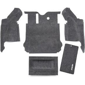 Bedrug - Jeep Cargo Kit | 2007 - 2010 Jeep Wrangler JK UNLTD 4 Door, Cargo Liner w/ Tailgate & Tub Liner | Grey - 5 pc. | BRJK07R4