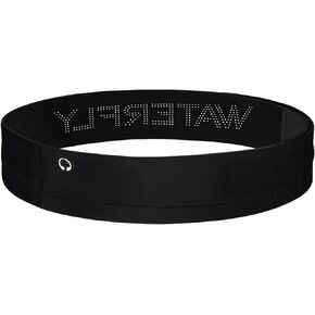 حزام الجري WATERFLY: حزام خصر مرن نحيف للرجال والنساء، حقيبة خصر للعداء الماراثون والركض، حزام رياضي للتمارين الرياضية واللياقة البدنية والركض وحزام حامل الهاتف in Kuwait