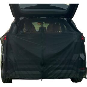 Car Camping Net Car Tailgate Net Car Tailgate Mosquito Net Rear Magnetic Mount Breathable Mesh Tent Camping Accessories for SUV UV MPV Camping