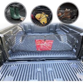 Envelope Style Elastic Trunk Mesh Cargo Net - Accessories for Toyota Tundra 2022-2024 - Premium Trunk Organizer & Storage - Cargo Net for Pickup Truck Bed - Car Organizer for Toyota Tundra
