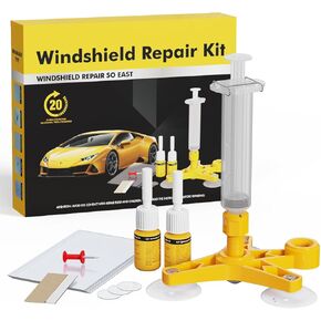 طقم إصلاح الزجاج الأمامي، طقم إصلاح الزجاج الأمامي للشقوق التلقائية، طقم إصلاح شرائح الزجاج الأمامي للسيارة مع محاقن الضغط، قطعتان من راتنج إصلاح الزجاج الأمامي لإصلاح الشقوق والرقائق والخدوش على شكل نجمة in Kuwait