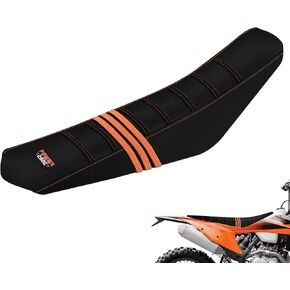 Universal Gripper Dirt Bike Seat Cover - Ribbed Dirt Bike Seat Cover for Motorcycle Enduro Bike Neon