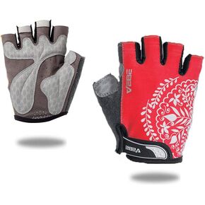 Women's Biking Cycling Gloves Non-Slip Shockproof Short Finger Gloves Outdoor Riding Mountain Bike Gloves