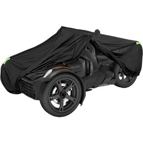 غطاء كامل مقاوم للماء بديل لسلسلة Can-Am Spyder F3 Limited/RT 2010-2023، غطاء أكسفورد 420D شديد التحمل لجميع الأحوال الجوية مع شرائط عاكسة للحماية من غبار المطر الثلجي in Saudi Arabia