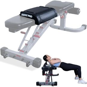 وسادة مقعد دفع الورك لدعم الظهر والكتف والرقبة - معدات الصالة الرياضية وسادة الأثقال وسادة إسفنجية لرفع الأثقال ووسادة صندوق مقاعد البدلاء معدات الصالة الرياضية - حشوة إكسسوارات الصالة الرياضية - وسادة بادي in Kuwait