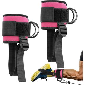 Ultimate Cable Handles Gym Equipment, D Handle Cable Attachment for Pilates, Yoga, Strength Trainer, Pull Down Home Gym. Heavy Duty Exercise Handles. Resistance Band Handles Only.