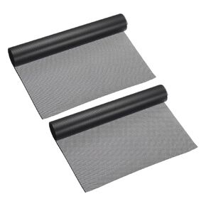 PATIKIL 1.2 Inch x 3.3 Feet Computer Dust Mesh Filter, 2 Pack PVC PC Case Fan Cooler Dustproof Cover, Black