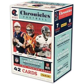 2021 Panini Chronicles NFL Football Blaster Value Box - 6 Packs per Box - 42 Trading Cards per Box