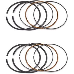 AHL 2 Sets STD 62mm Piston Rings for Kawasaki ZZR250 EX250 GPZ250 GPX250 KLE250
