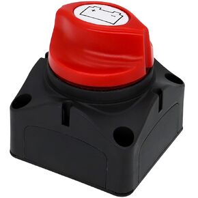 Battery Disconnect Switch Power Cut Master On Off Position 12V-48V 300Amp Isolator Kill Switch for Car Vehicle RV Marine Boat