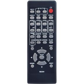 Replacement Remote R025H HL03037 fit for Hitachi Projector CP-EU4501WN CP-EU5001WN CP-EW3051WN CP-EW3551WN CP-EX3051WN CP-EX3551WN CP-EX4551WN CP-EW4051WN CP-EX5001WN CP-EW5001WN CP-EX303 CP-EX353