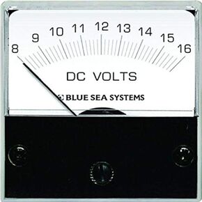 Blue Sea Systems 8028 Voltmeter Micro DC 8-16V 2"
