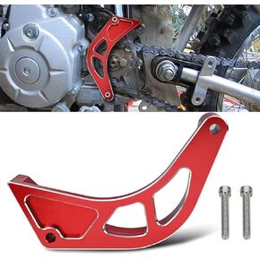 Canitu Black Front Sprocket Cover Guard,Motorcycle Aluminum Chain Guard Sprocket Engine Drive Cover Case Saver Protector Engine Case Protection for Honda CRF110 2013-2023