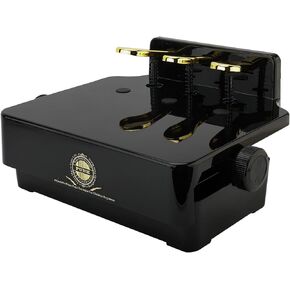 Adjustable Height Piano Pedal Extenders Bench with 3 Pedals Designed for Kids and Beginners (Black Color)