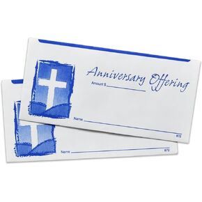 Anniversary Offering Envelopes for Church (100)