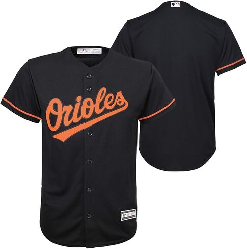 OuterStuff Baltimore Orioles MLB Kids Youth 8-20 Black Alternate Team Jersey in Saudi Arabia