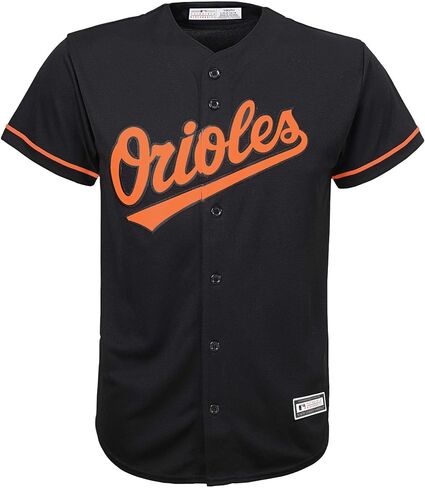 OuterStuff Baltimore Orioles MLB Kids Youth 8-20 Black Alternate Team Jersey in Saudi Arabia