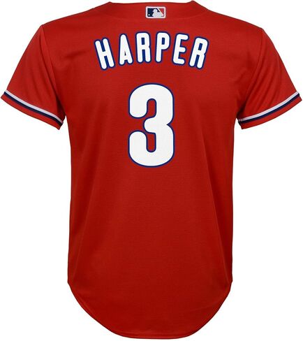 Bryce Harper Philadelphia Phillies MLB Kids 4-7 Red Alternate Player Jersey in Saudi Arabia