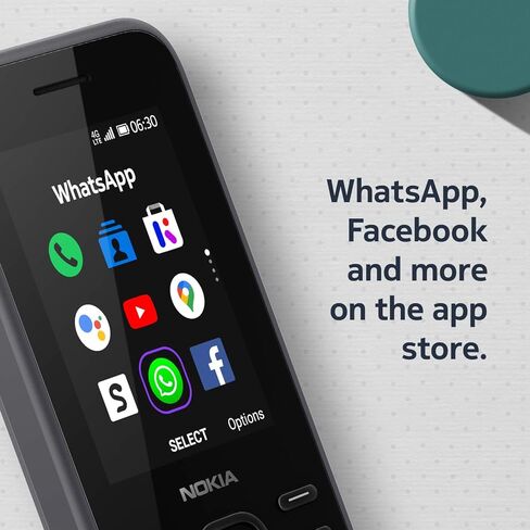 نوكيا 6300 4G | مقفلة | الدولية | نقطة اتصال واي فاي | تطبيقات اجتماعية | خرائط جوجل ومساعده | الفحم الخفيف in Kuwait