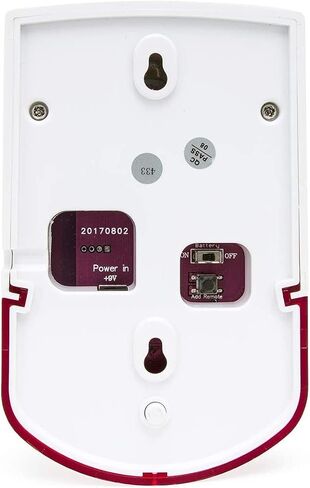 Daytech Panic Alarm Button-Strobe Siren Alarm with Light for Home Caring | 500ft Range, Loud Outdoor SOS Alert System with 2 Red Flashing Siren & 4 Panic Button for Store/Hotel/Jewelry/Shop Security in Kuwait