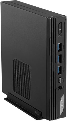 كمبيوتر MSI Pro DP10 Barebones Mini PC: Intel Core i5-1340P، WiFi 6E، BT 5.2، Thunderbolt Type-C، شاشة مزدوجة، موفر للطاقة، أسود: 13M-021BUS in Saudi Arabia