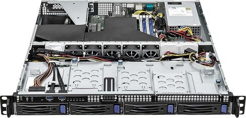 Asrock Rack 1U4LW-X570 1U Rackmount Server Barebone 4 Bays مقبس واحد AM4 PGA 1331 AMD Ryzen 5000 Series in Kuwait