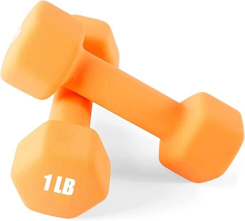 Portzon Weights Anti-roll Neoprene Dumbbells Set in Saudi Arabia