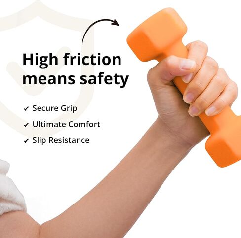 Portzon Weights Anti-roll Neoprene Dumbbells Set in Saudi Arabia