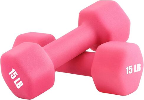 Portzon Weights Anti-roll Neoprene Dumbbells Set in Saudi Arabia