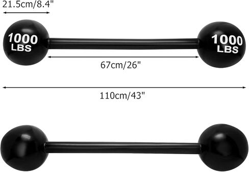 Gejoy نفخ الدمبل نفخ الحديد نفخ الدمبل الدعامة تأثيري حزب الديكور حزب صور الدعائم زي الرجل القوي (3 قطع) in Kuwait