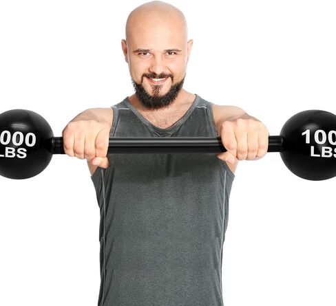 Gejoy نفخ الدمبل نفخ الحديد نفخ الدمبل الدعامة تأثيري حزب الديكور حزب صور الدعائم زي الرجل القوي (3 قطع) in Kuwait