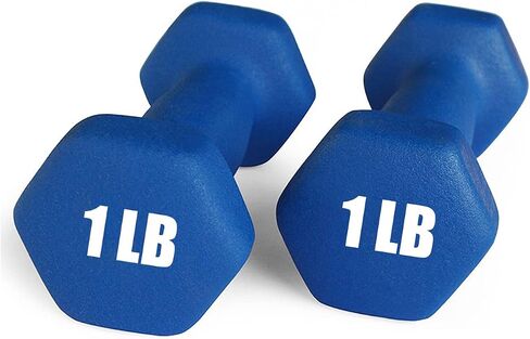 Portzon 10 Colors Options Compatible with Set of 2 Neoprene Dumbbell,1-15 LB, Anti-Slip, Anti-roll, Hex Shape in Saudi Arabia
