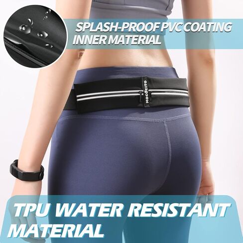 Crossbody Fanny Pack For Men & Women, with 3-Zipper Pockets, Running Waist Pack Bag,with Adjustable Belt for Travel Sports Running in Saudi Arabia