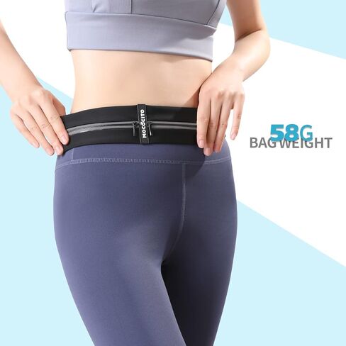 Crossbody Fanny Pack For Men & Women, with 3-Zipper Pockets, Running Waist Pack Bag,with Adjustable Belt for Travel Sports Running in Saudi Arabia